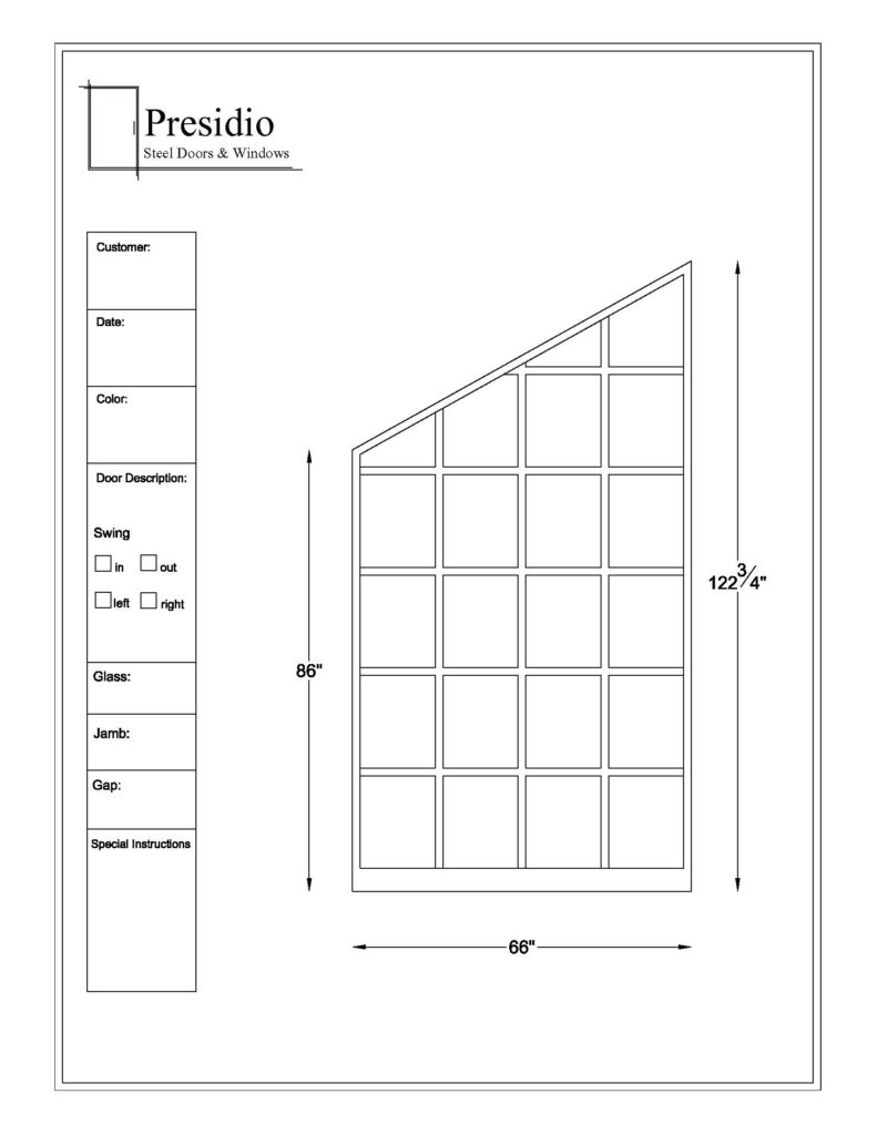 CAD Drawings | Presidio Doors - Custom Iron Doors - Austin, Texas