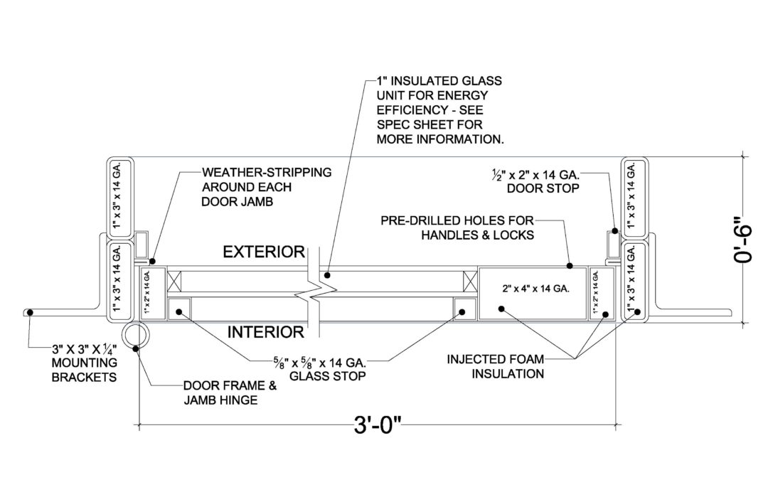 CAD Drawings | Presidio Doors - Custom Iron Doors - Austin, Texas